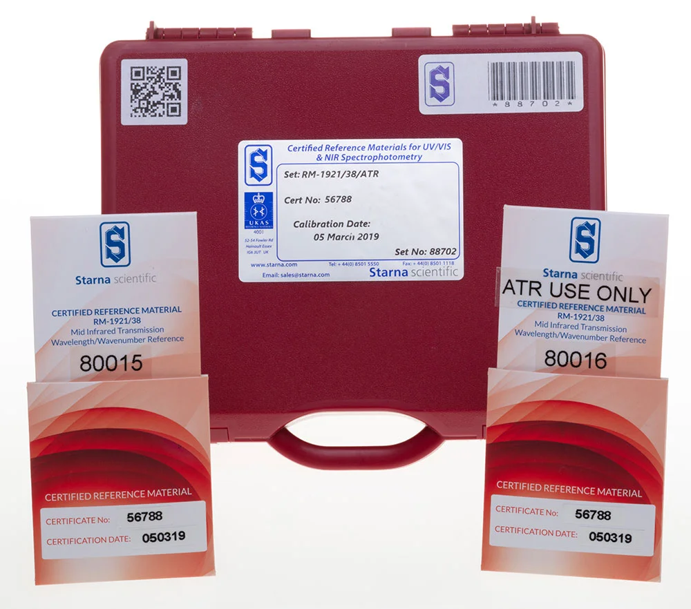 Polystyrene NIR References Transmission and ATR